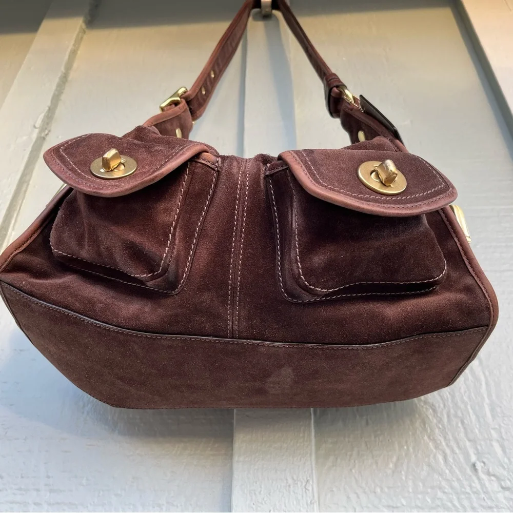 Coach Haversack Legacy Limited Edition Brown Suede Shoulder Bag - Picture 2 of 15